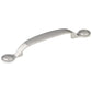 Traditional Pull, 3-3/4" Center-to-Center, Brushed Nickel alt 0