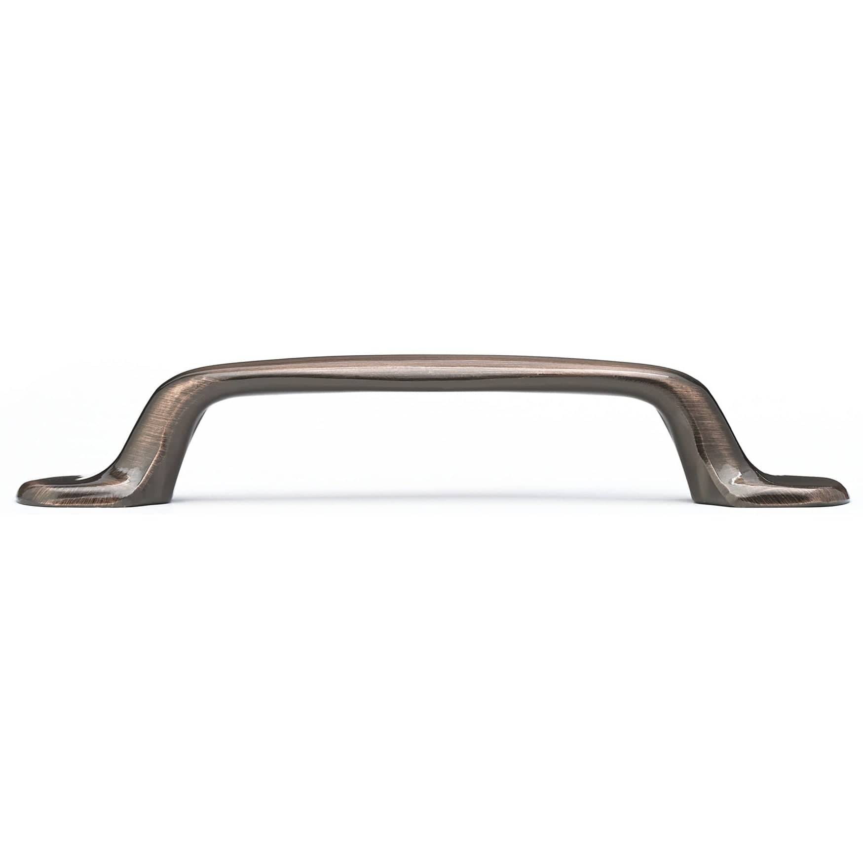 Traditional Pull, 3-3/4" Center-to-Center, Antique Copper alt 0