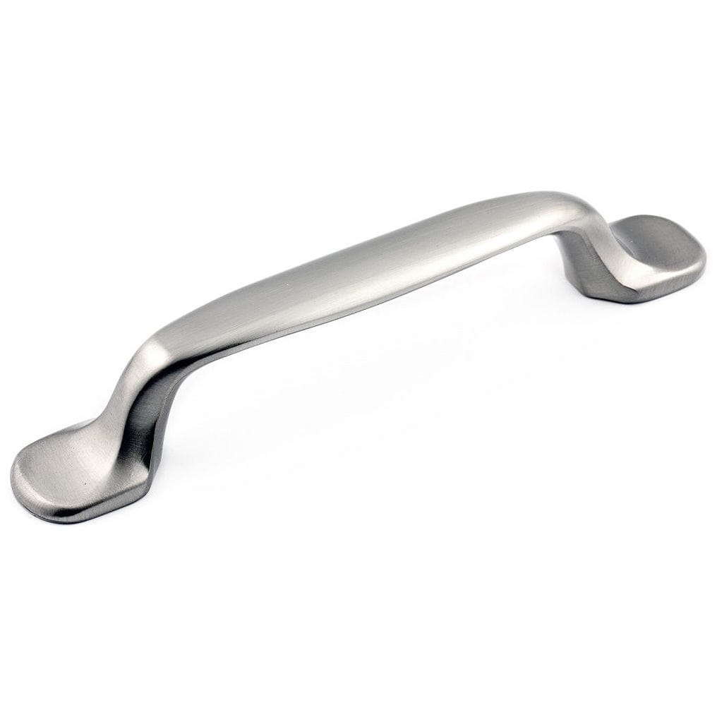Traditional Pull, 3-3/4" Center-to-Center, Brushed Nickel alt 0