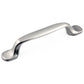 Traditional Pull, 3-3/4" Center-to-Center, Brushed Nickel alt 0