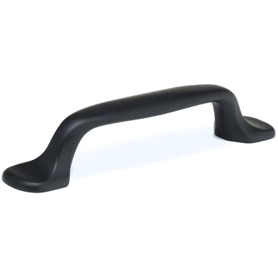 Traditional Pull, 3-3/4" Center-to-Center, Matte Black alt 0