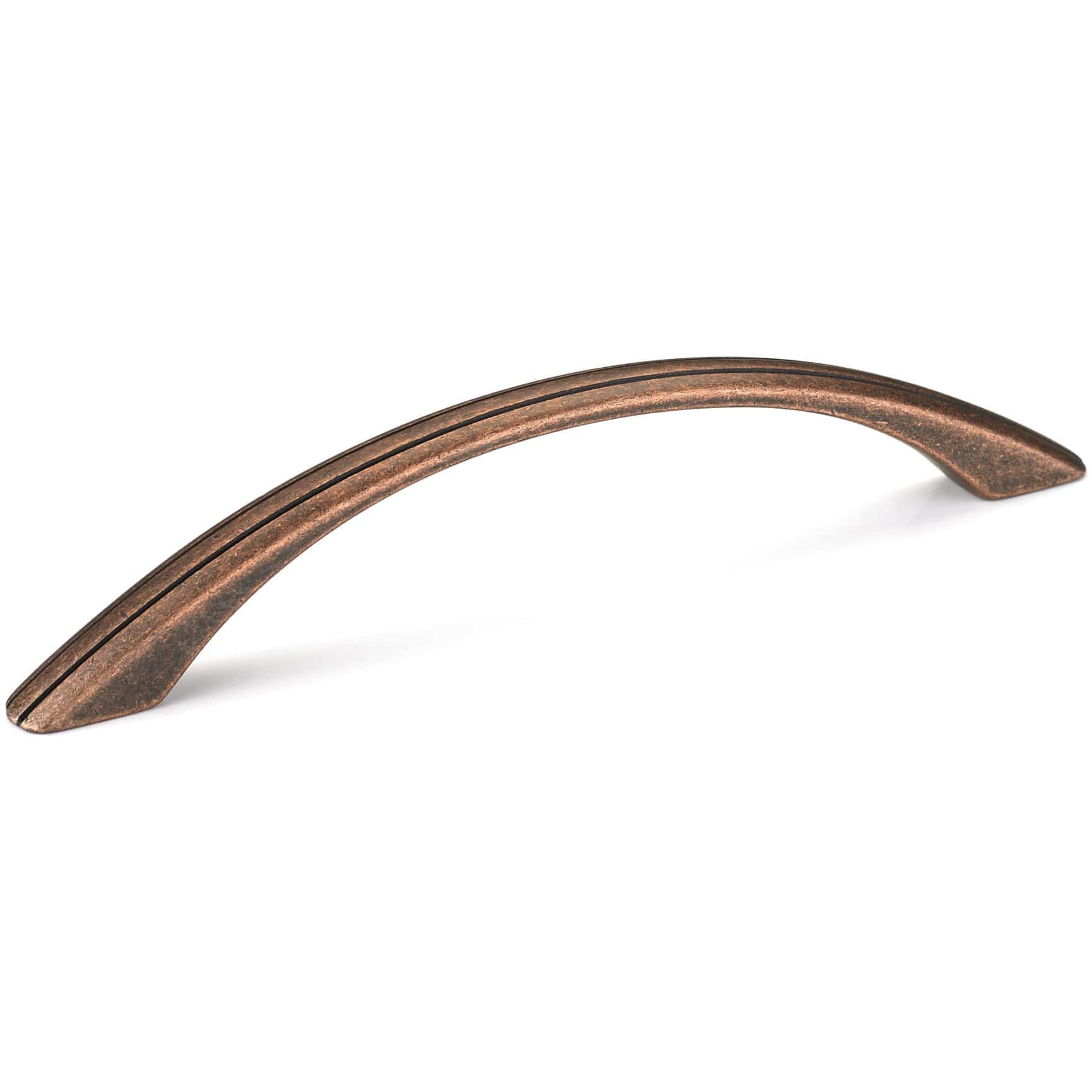 Traditional Pull, 5-1/16" Center-to-Center, Antique Copper alt 0