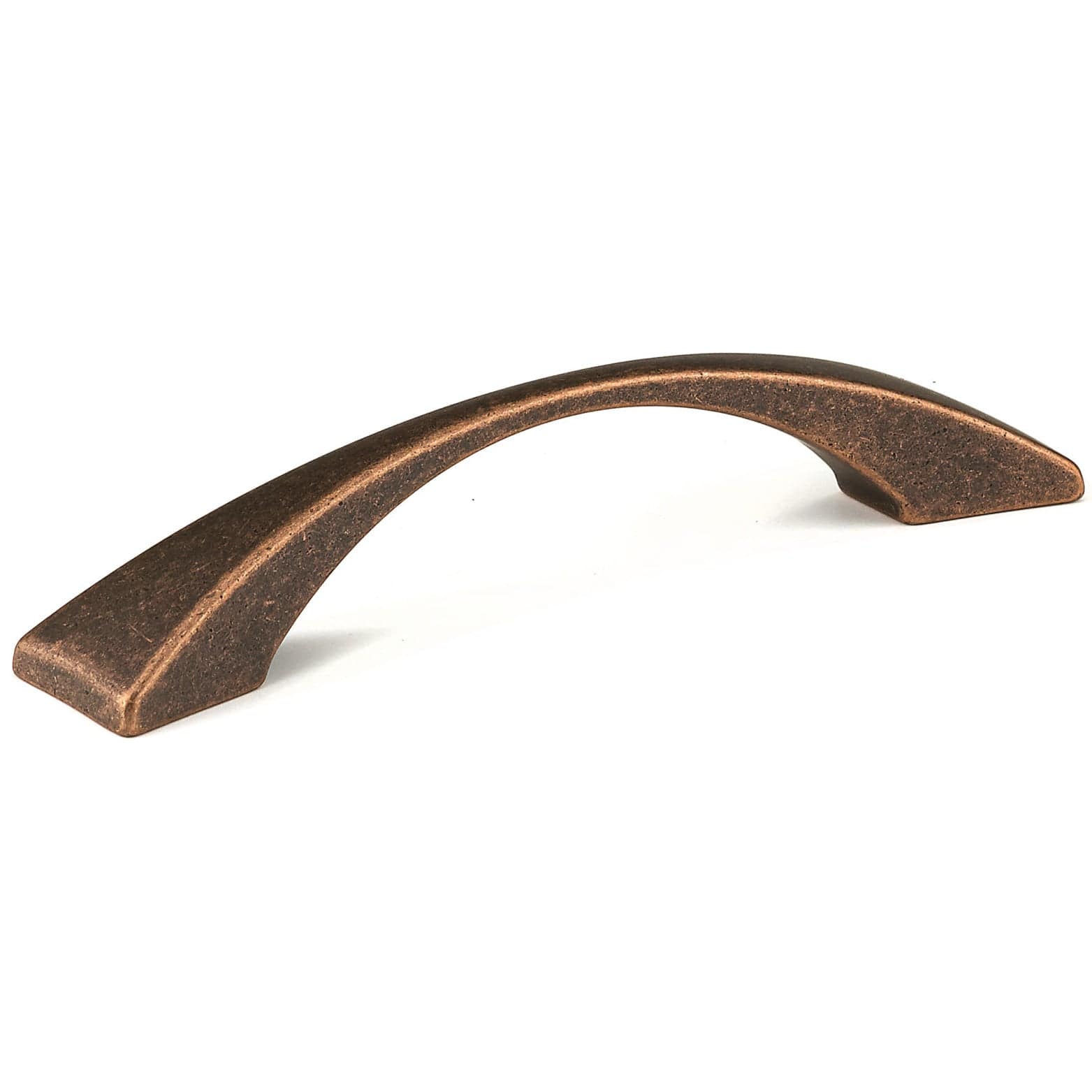 Traditional Pull, 3-3/4" Center-to-Center, Antique Copper alt 0