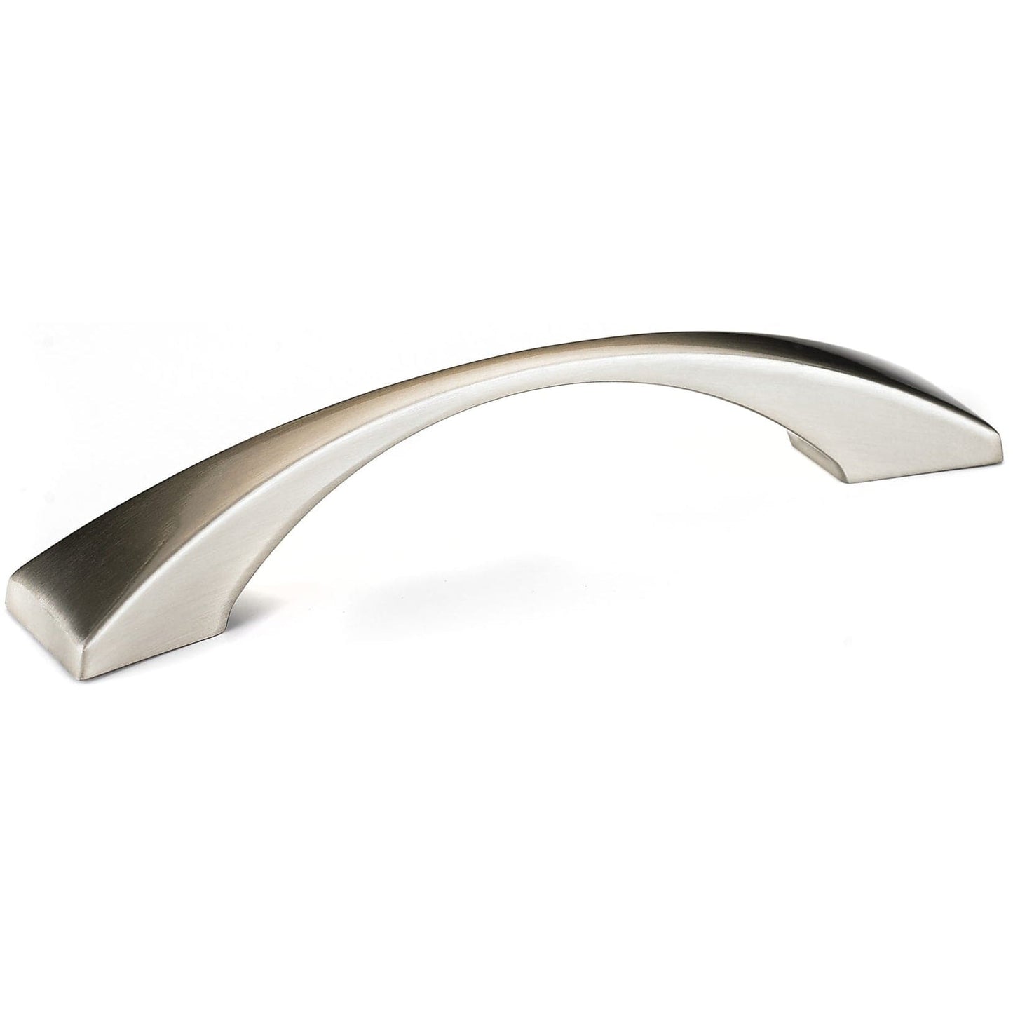 Traditional Pull, 3-3/4" Center-to-Center, Brushed Nickel alt 0