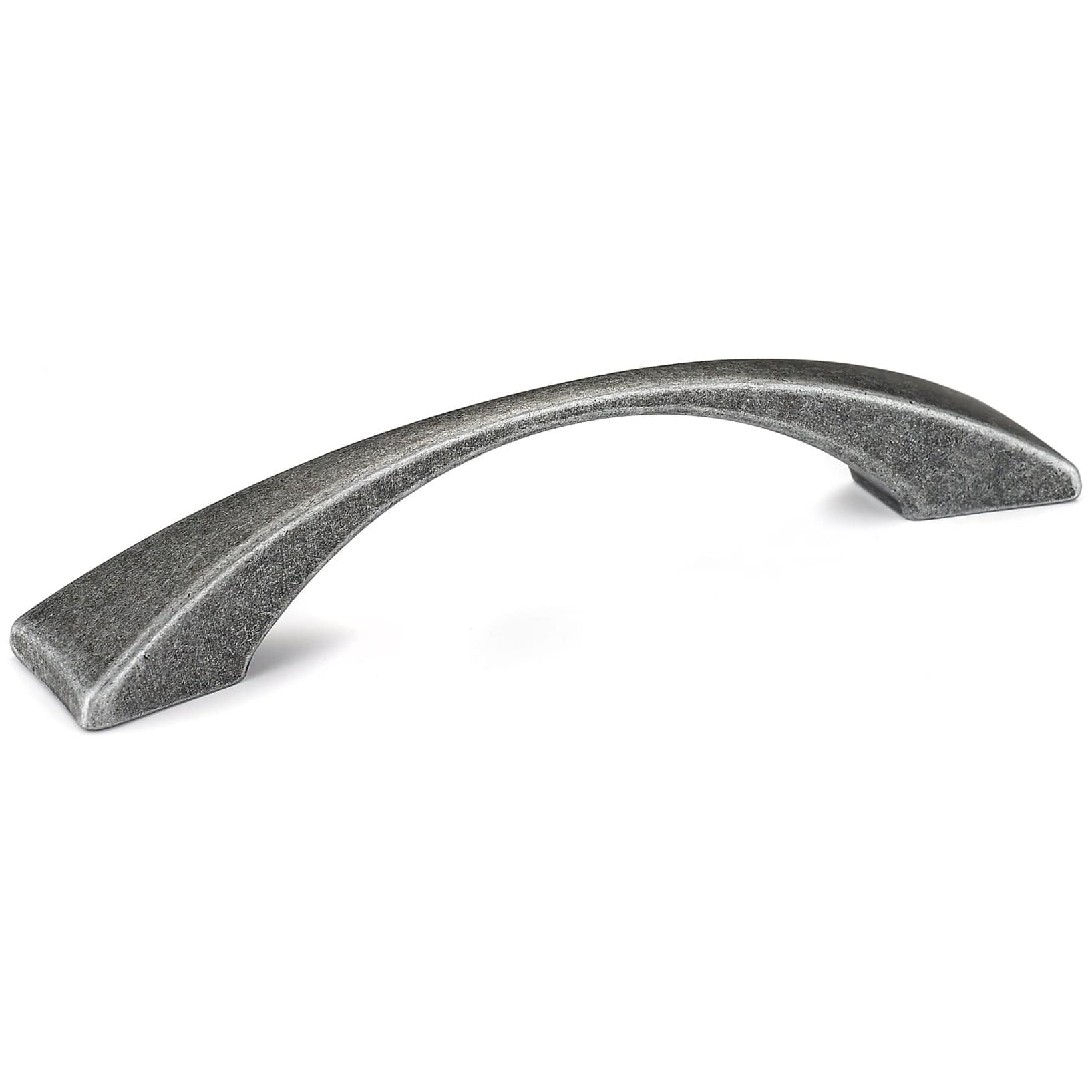 Traditional Pull, 3-3/4" Center-to-Center, Antique Iron alt 0