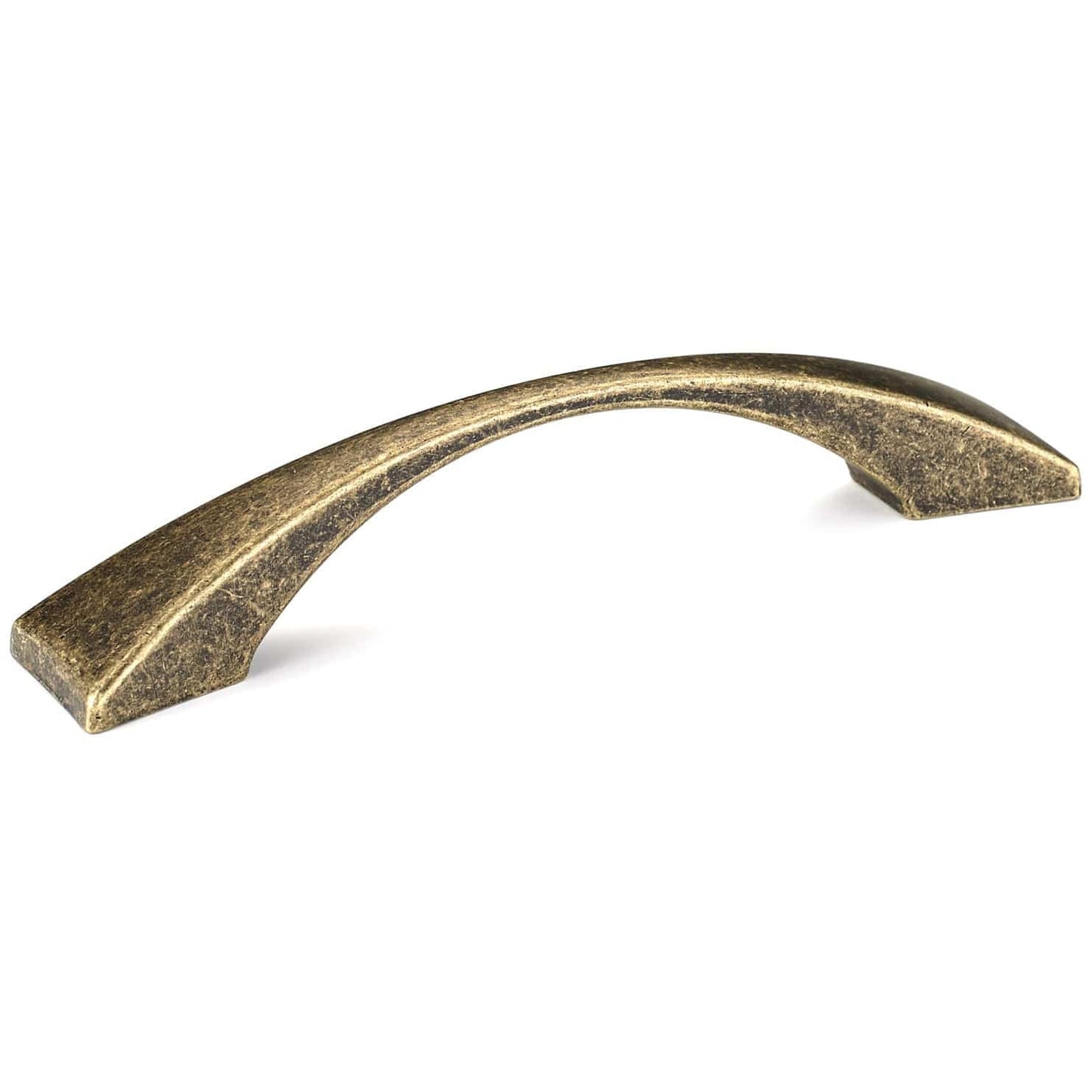 Traditional Pull, 3-3/4" Center-to-Center, Burnished Brass alt 0