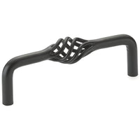 Traditional Pull, 4" Center-to-Center, Matte Black alt 0