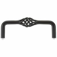 Traditional Pull, 4" Center-to-Center, Matte Black alt 0