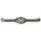 Traditional Pull, 4" Center-to-Center, Natural Iron alt 0