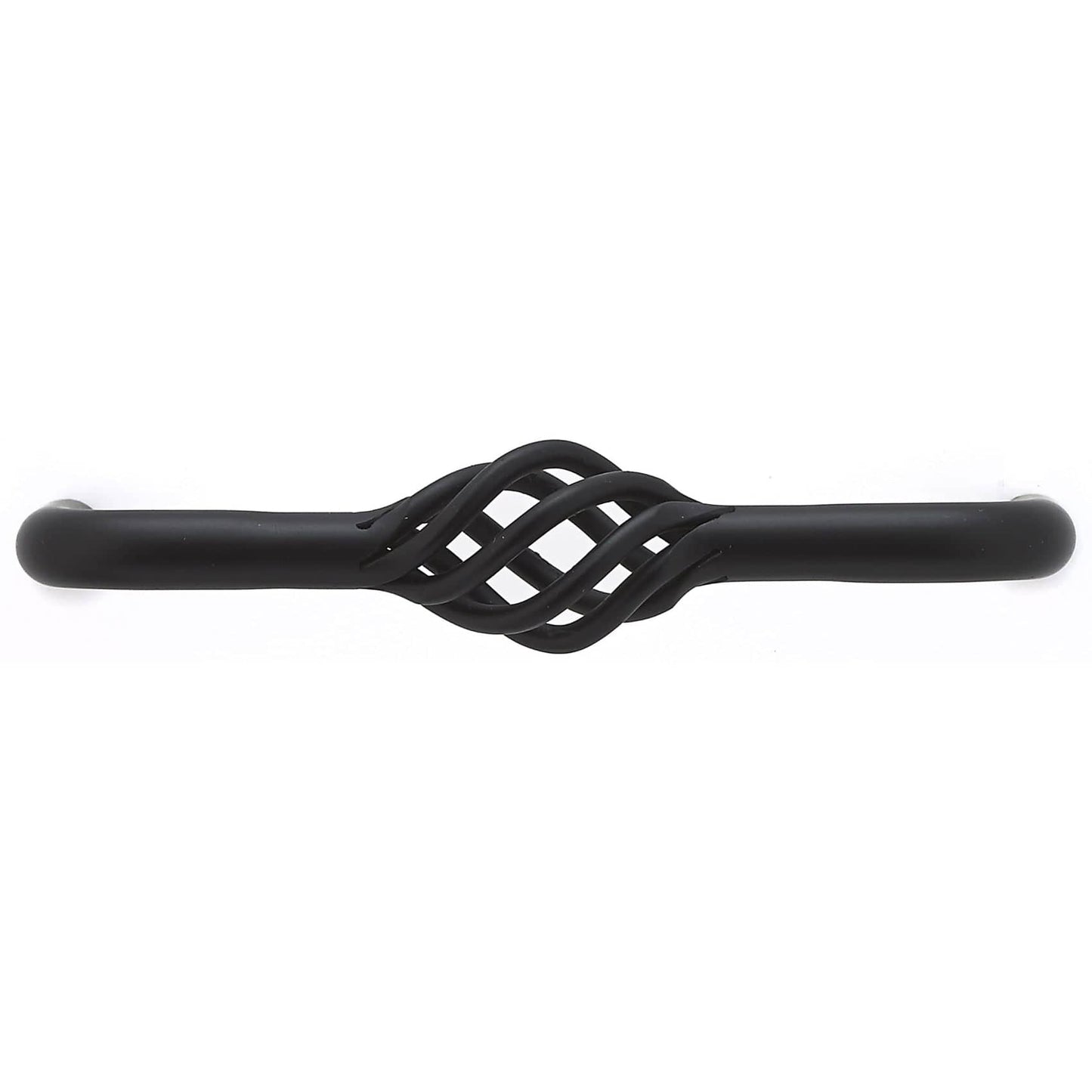 Traditional Pull, 3-3/4" Center-to-Center, Matte Black alt 0
