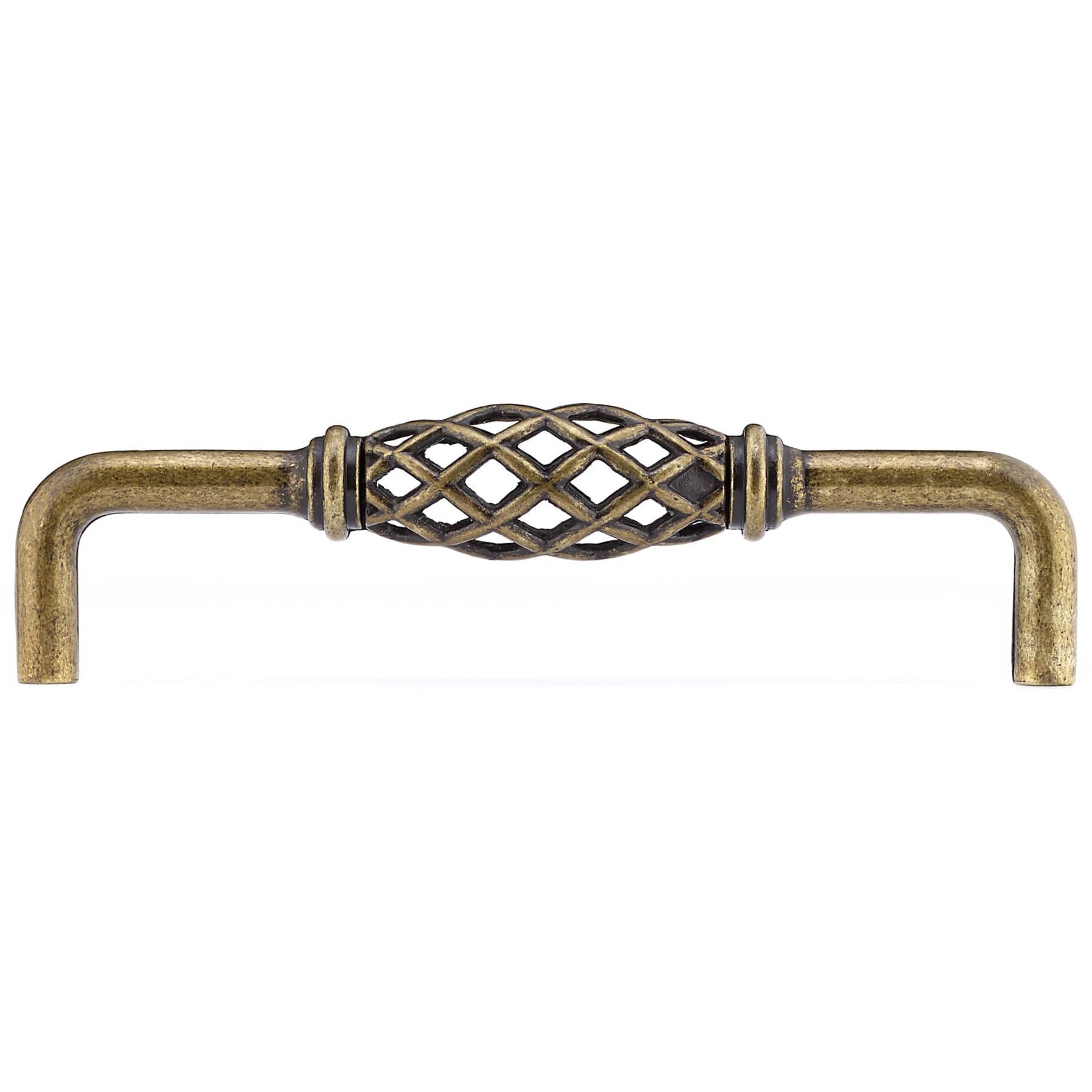 Traditional Pull, 5-1/16" Center-to-Center, Regency Brass alt 0