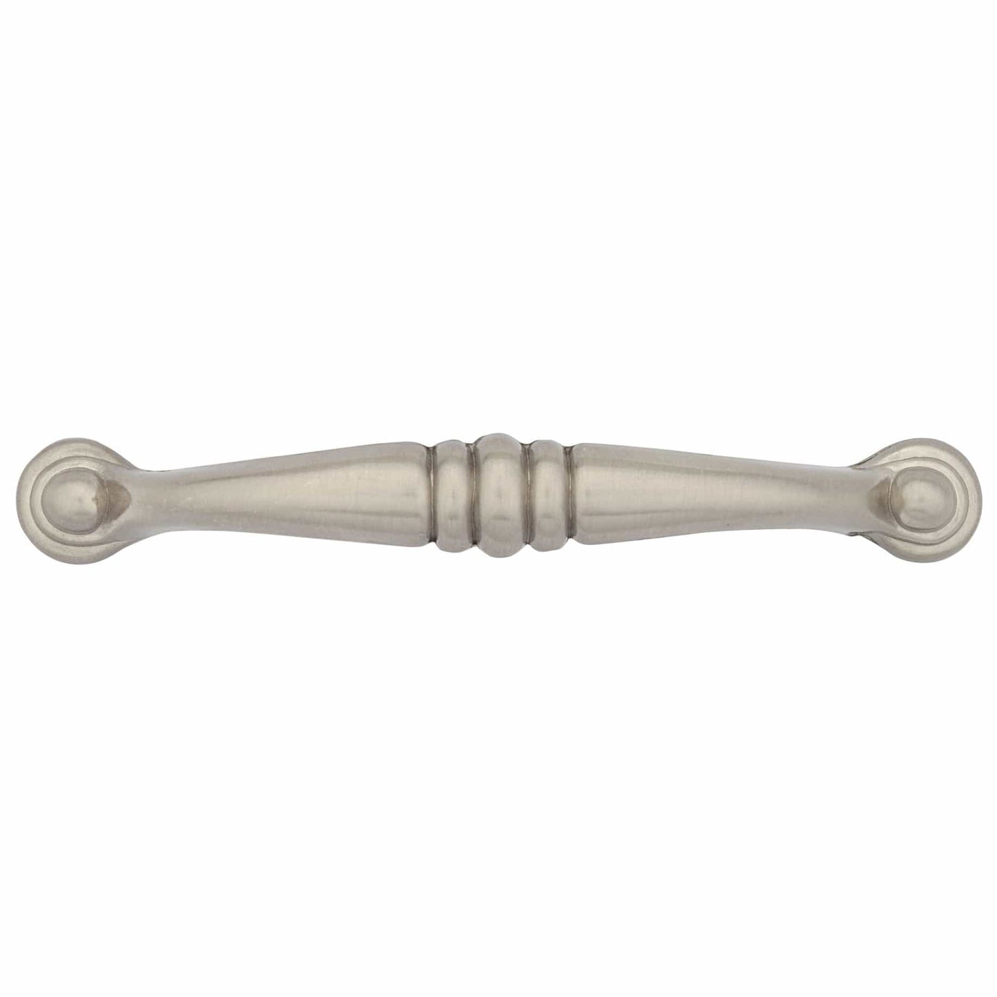 Traditional Pull, 3-3/4" Center-to-Center, Brushed Nickel alt 0