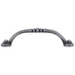 Traditional Pull, 3-3/4" Center-to-Center, Wrought Iron alt 2