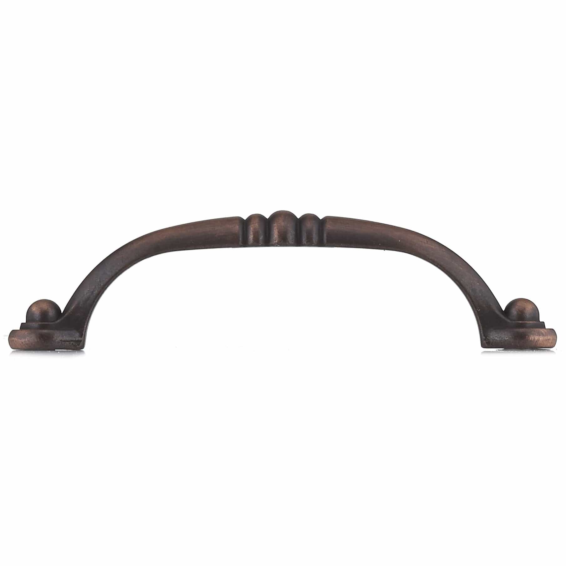 Traditional Pull, 3-3/4" Center-to-Center, Brushed Oil-Rubbed Bronze alt 0