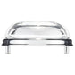 Eclectic Pull, 3" Center-to-Center, Clear, Chrome alt 0
