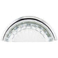 Eclectic Pull, 3" Center-to-Center, Chrome, Clear alt 0