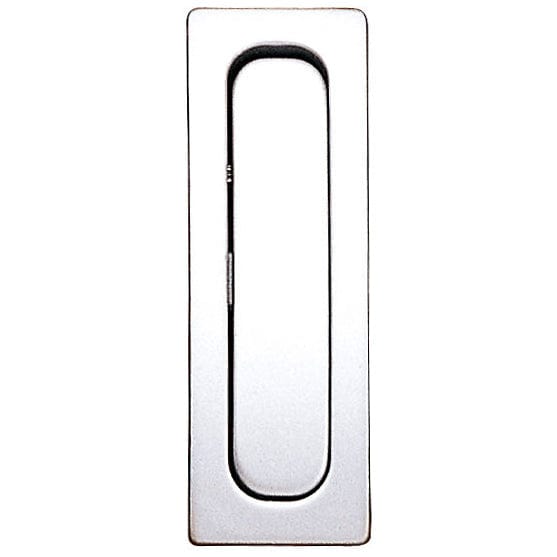 Contemporary Recessed Pull, 1-31/32" x 21/32", Matte Chrome alt 0