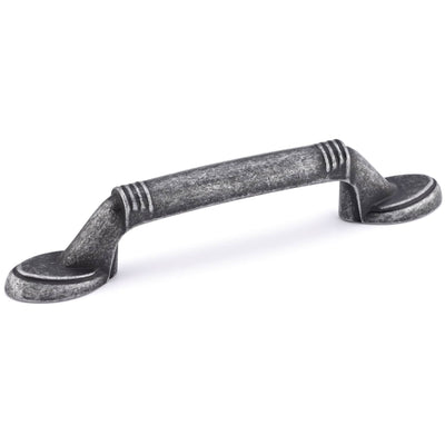 Traditional Pull, 3" Center-to-Center, Natural Iron alt 0