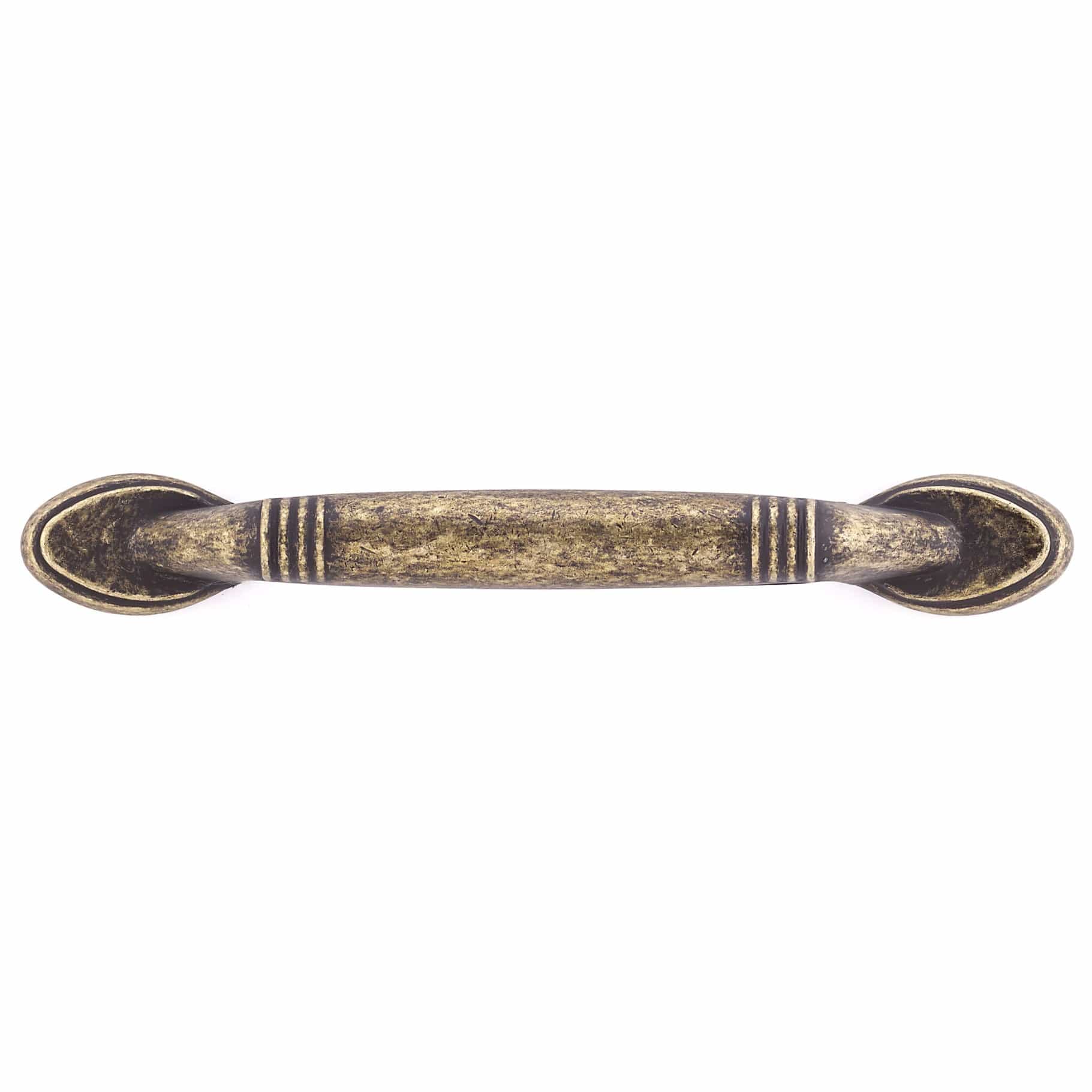 Traditional Pull, 3" Center-to-Center, Burnished Brass alt 0