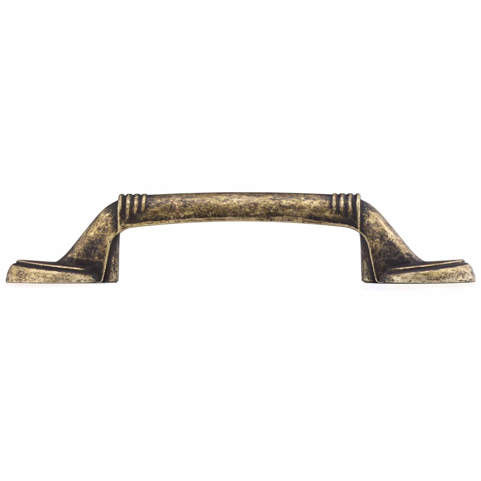 Traditional Pull, 3" Center-to-Center, Burnished Brass alt 0