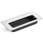 Contemporary Recessed Pull, 3-3/8" x 1-17/32", Brushed Chrome alt 0