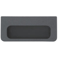 Contemporary Recessed Pull, 4-7/32" x 1-7/8", Matte Black alt 0