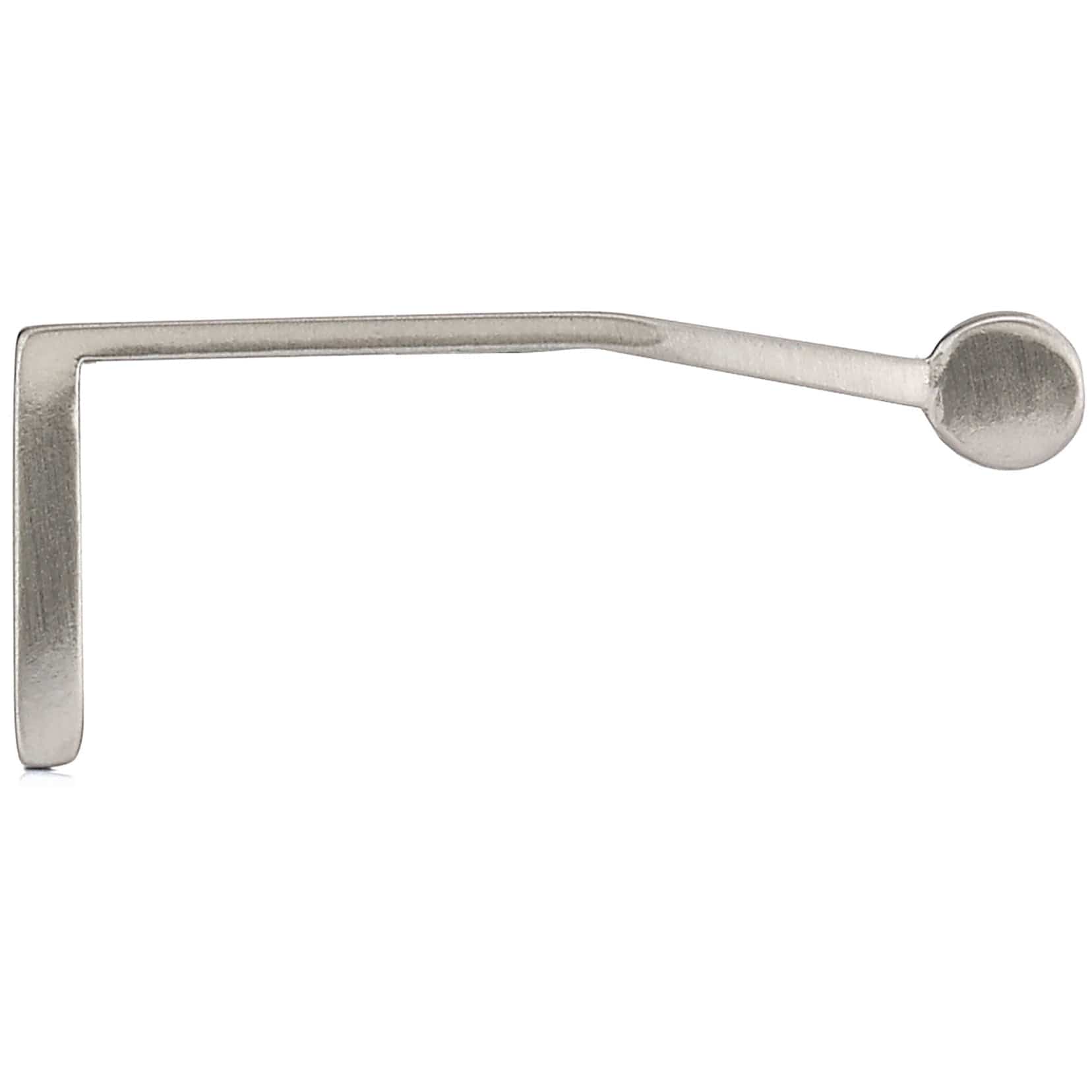 Contemporary Edge Pull, 5/8" Center-to-Center, Brushed Nickel alt 0