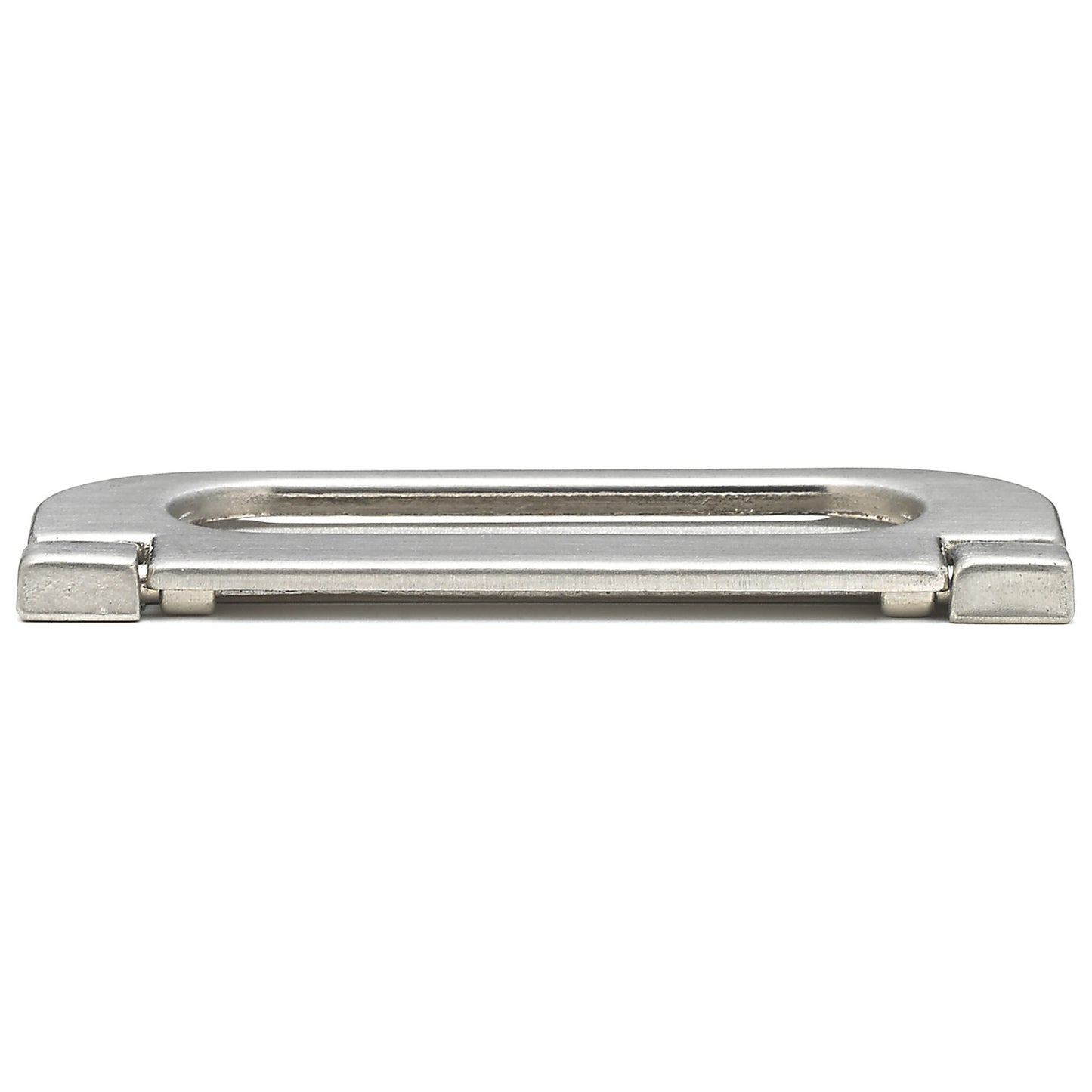 Contemporary Recessed Pull, 2-3/4" Center-to-Center, Brushed alt 2