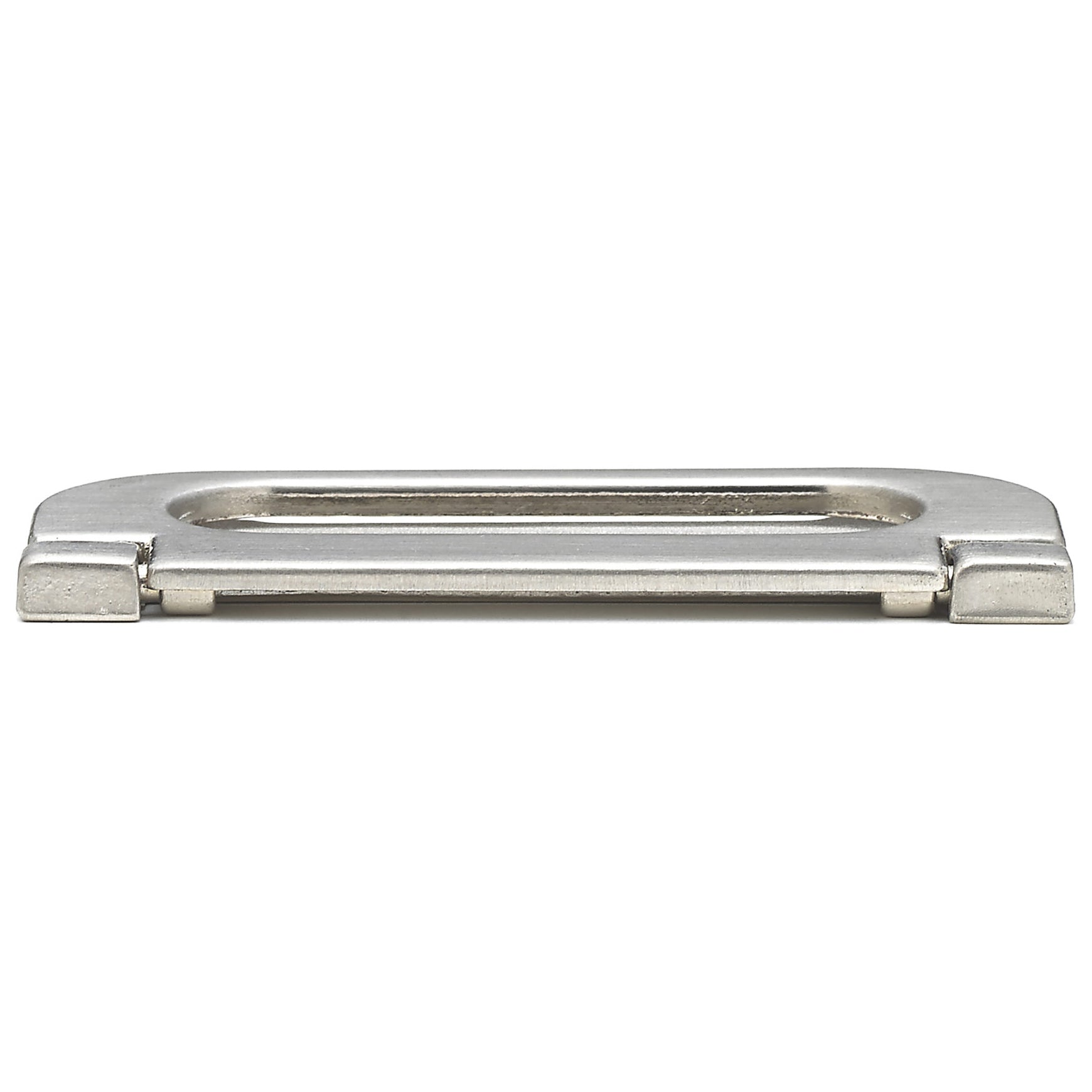 Contemporary Recessed Pull, 2-3/4" Center-to-Center, Brushed alt 2