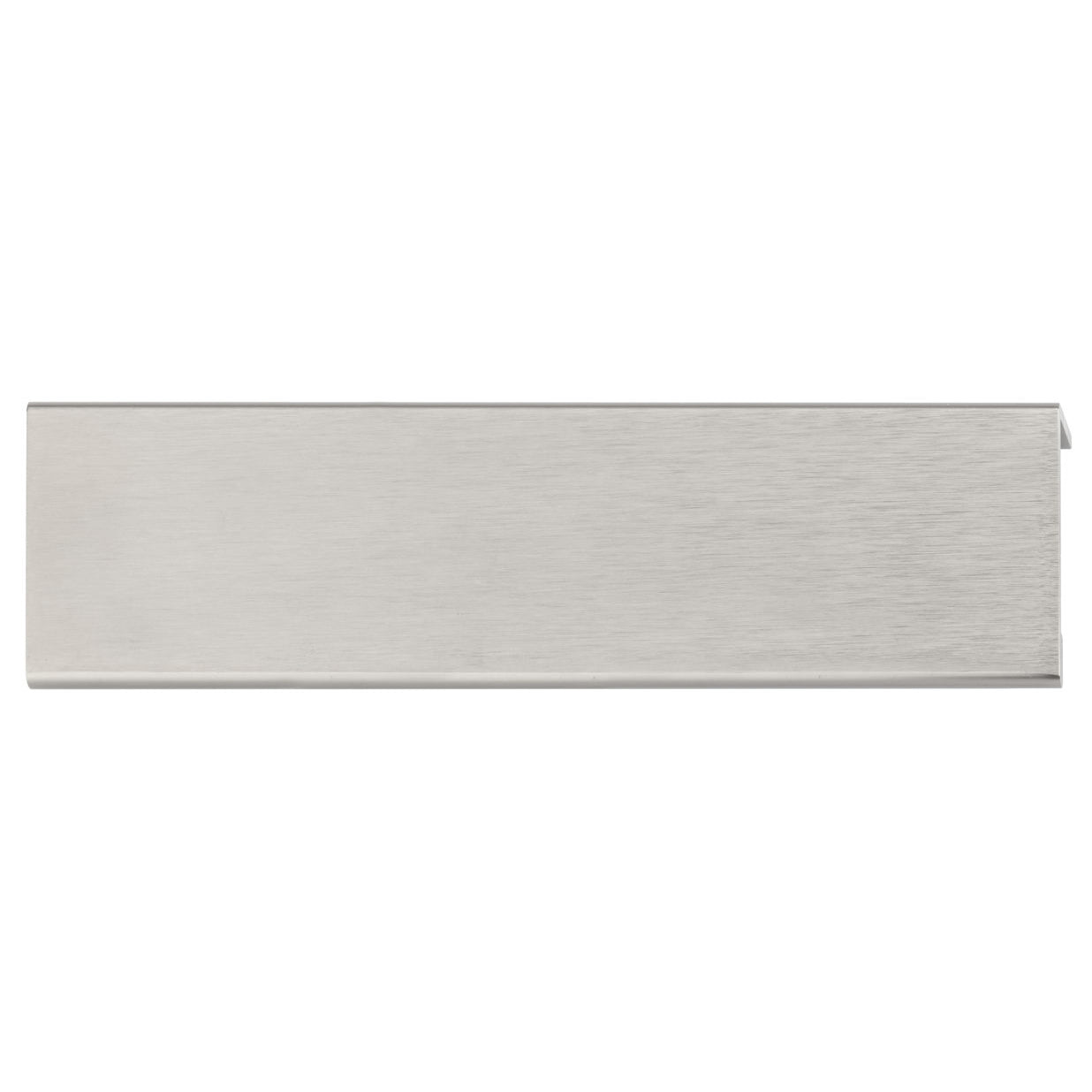 Contemporary Edge Pull, 5-1/16" Center-to-Center, Stainless alt 1