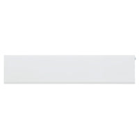 Contemporary Edge Pull, 5-1/16" Center-to-Center, White alt 0