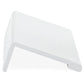 Contemporary Edge Pull, 5-1/16" Center-to-Center, White alt 0