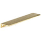 Contemporary Edge Pull, 7-9/16" Center-to-Center, Satin Gold alt 0