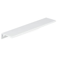 Contemporary Edge Pull, 7-9/16" Center-to-Center, White alt 0