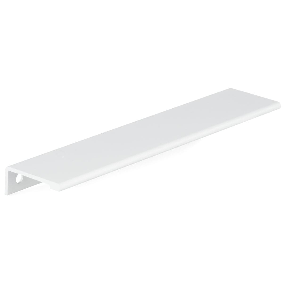 Contemporary Edge Pull, 7-9/16" Center-to-Center, White alt 0