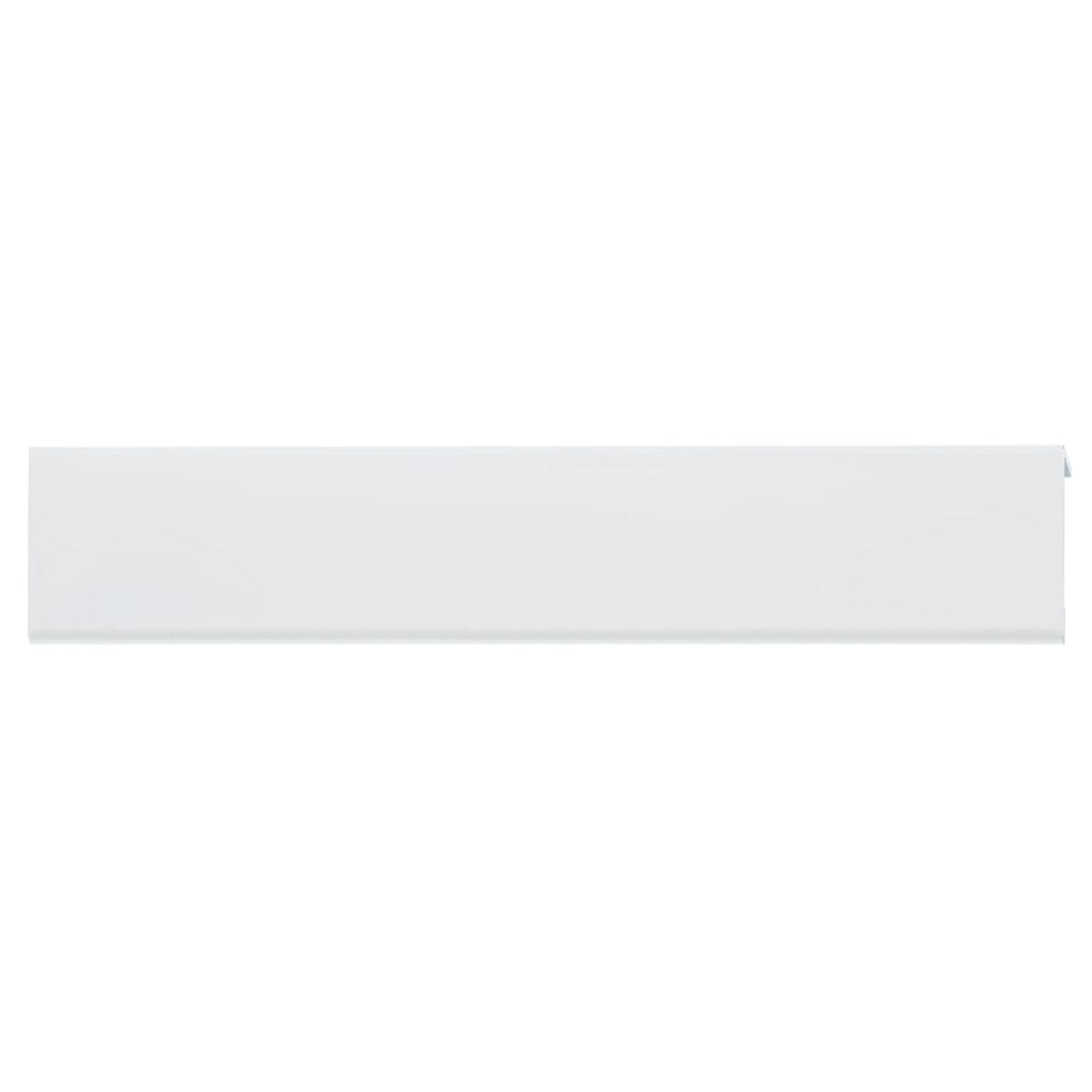 Contemporary Edge Pull, 7-9/16" Center-to-Center, White alt 0