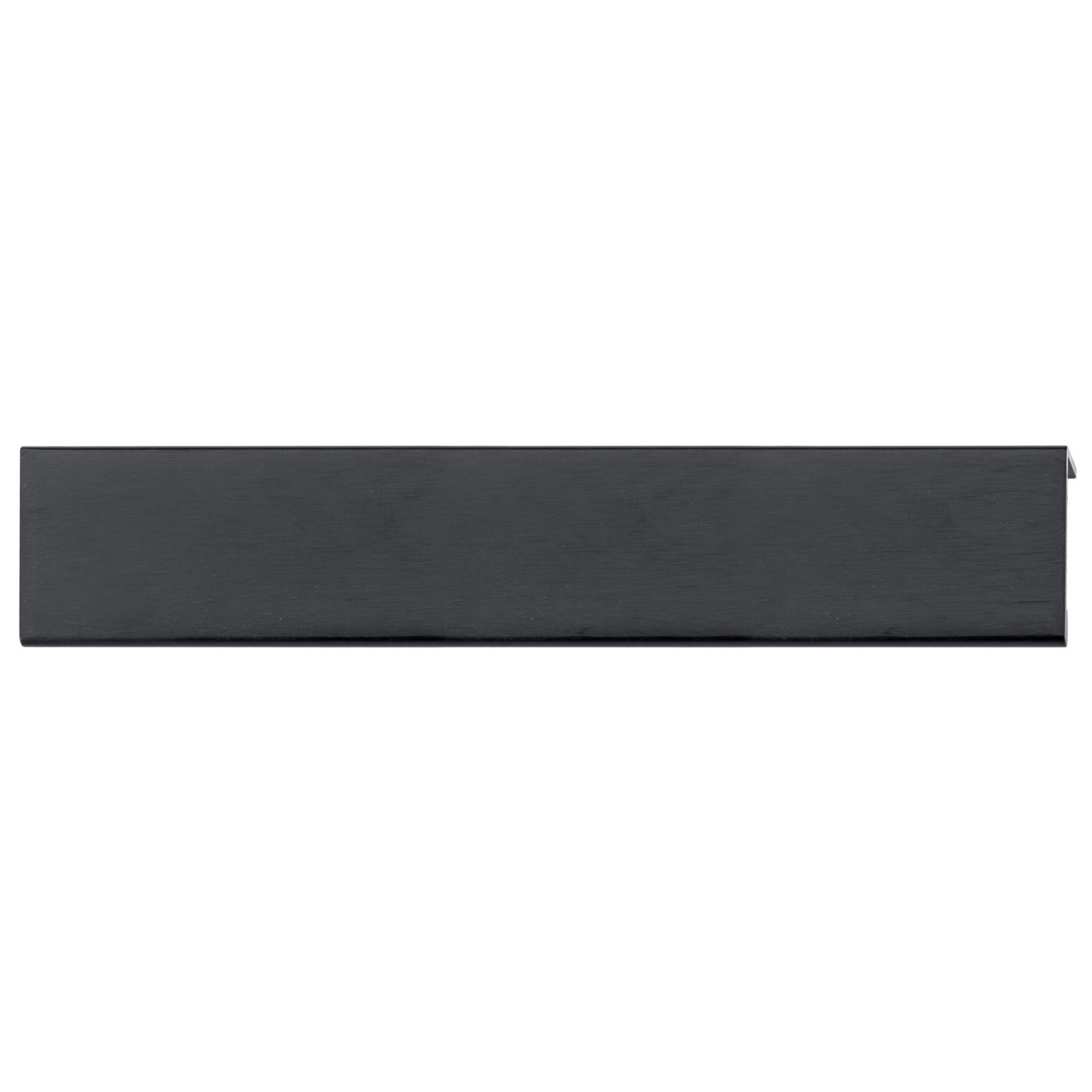 Contemporary Edge Pull, 7-9/16" Center-to-Center, Brushed Black alt 0