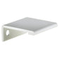 Contemporary Edge Pull, 1" Center-to-Center, Aluminum alt 0