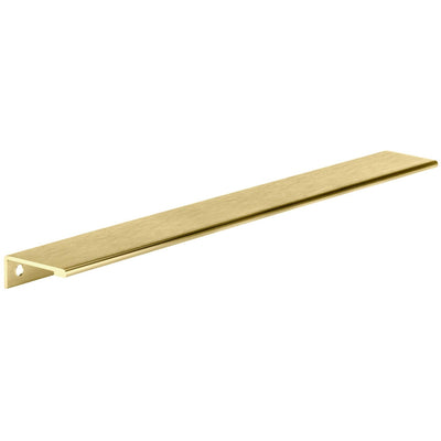 Contemporary Edge Pull, 16-3/8" Center-to-Center, Satin Gold alt 0