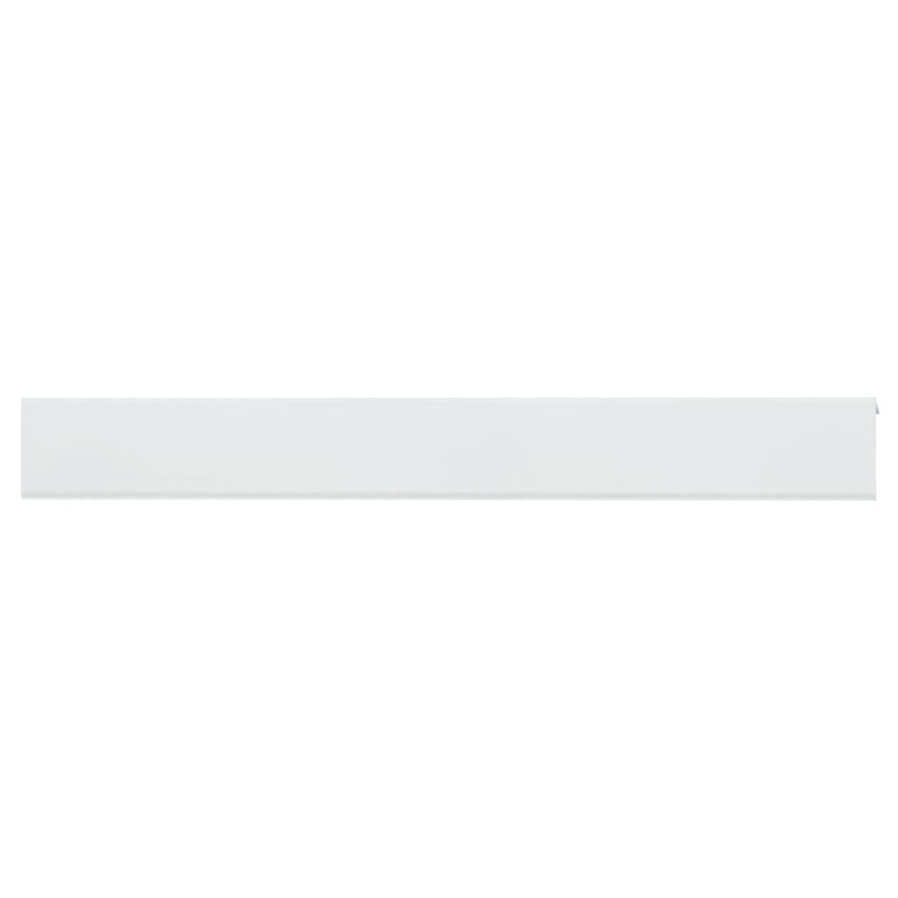 Contemporary Edge Pull, 16-3/8" Center-to-Center, White alt 0