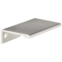 Contemporary Edge Pull, 1-31/32" Center-to-Center, Stainless Steel alt 0