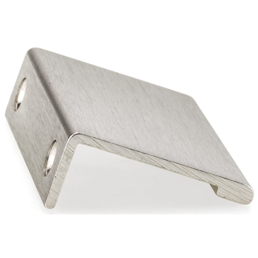 Contemporary Edge Pull, 1-31/32" Center-to-Center, Stainless Steel alt 0