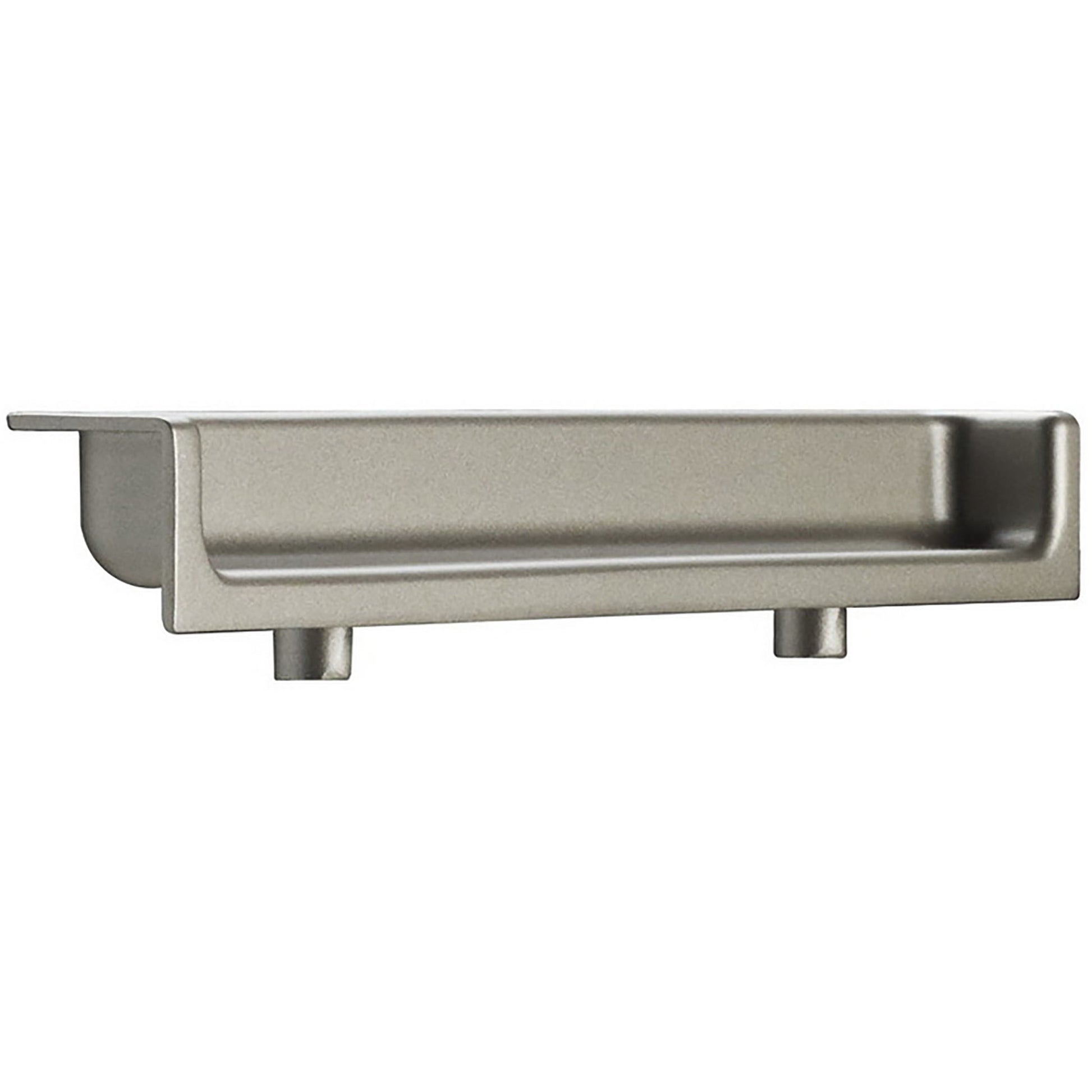 Contemporary Recessed Pull, 3-3/4" Center-to-Center, Matte N alt 0