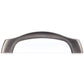 Contemporary Pull, 3-3/4" Center-to-Center, Antique Nickel alt 0