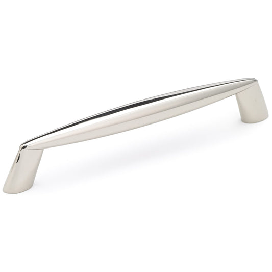 Contemporary Pull, 5-1/16" Center-to-Center, Polished Nickel alt 0