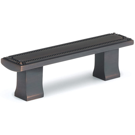 Traditional Pull, 3" Center-to-Center, Brushed Oil-Rubbed Bronze alt 0
