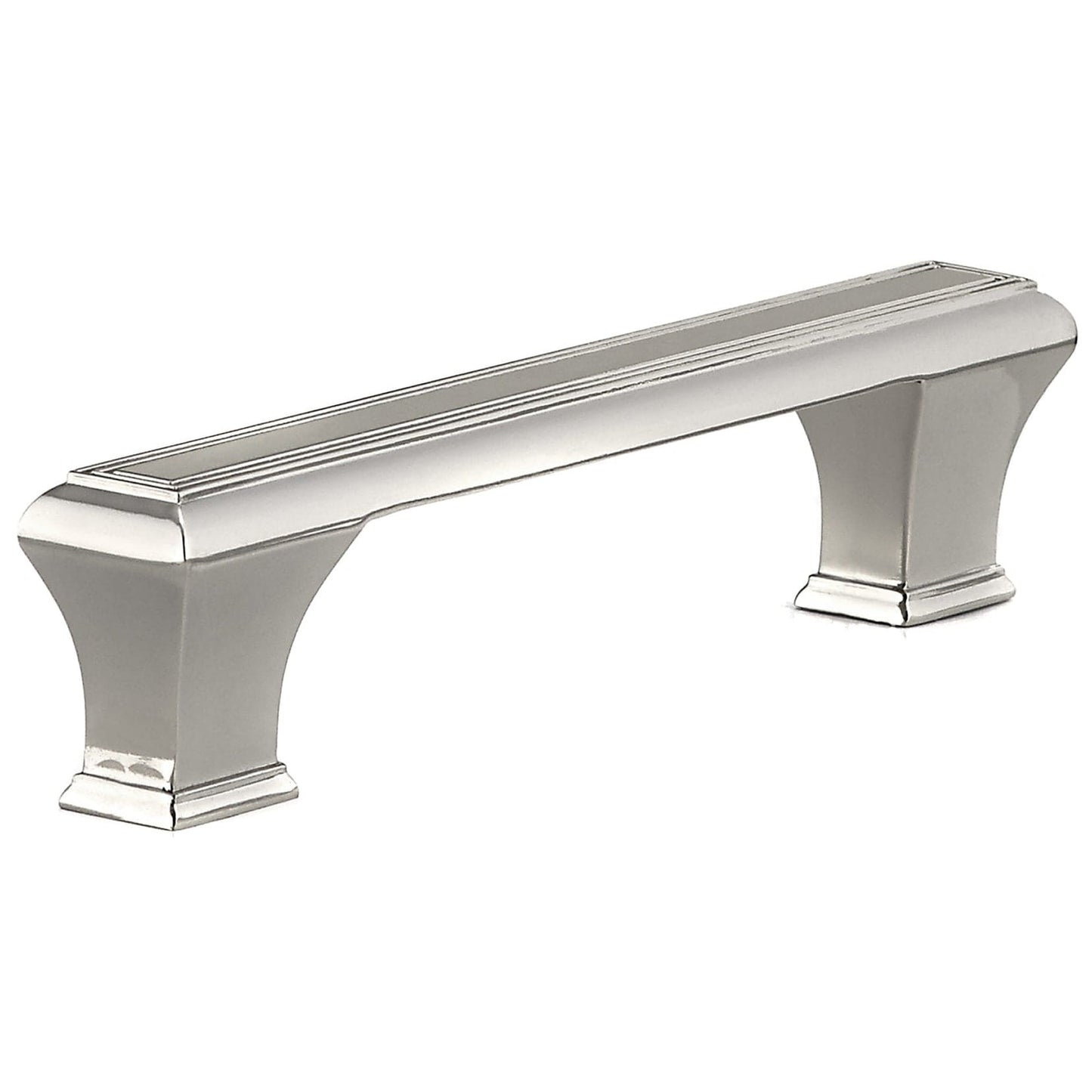 Traditional Pull, 5-1/16" Center-to-Center, Polished Nickel alt 0
