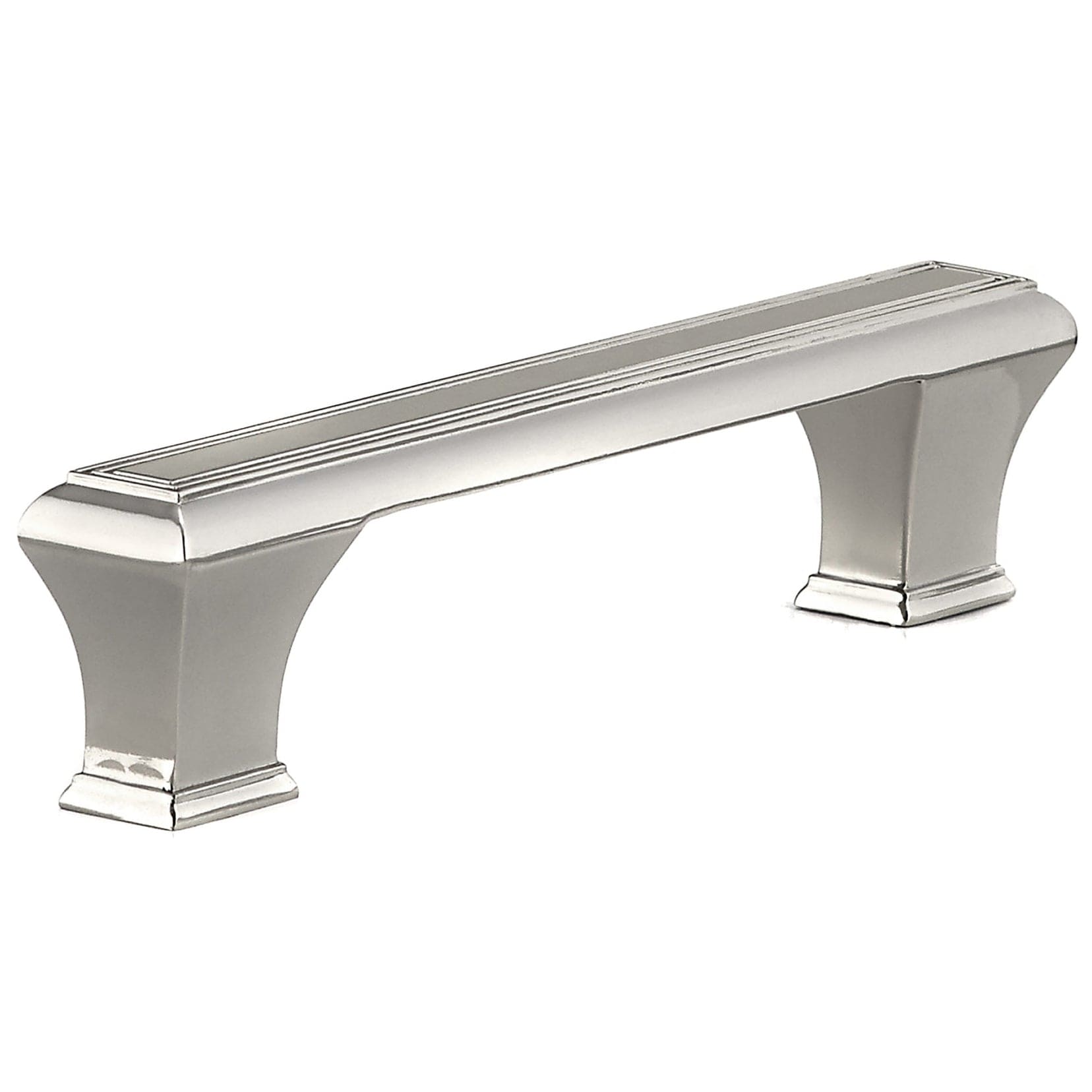 Traditional Pull, 5-1/16" Center-to-Center, Polished Nickel alt 0