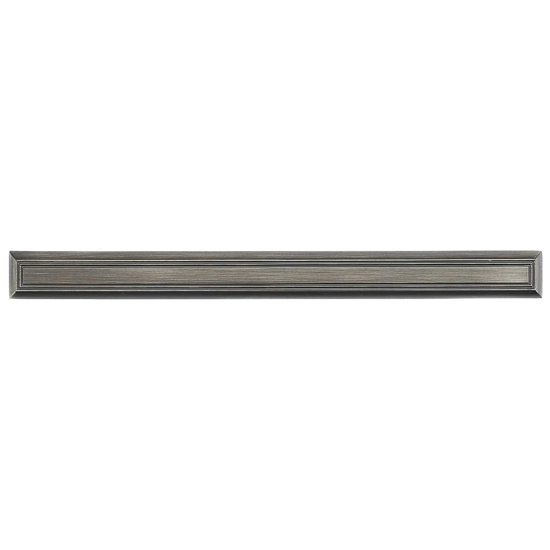 Traditional Pull, 7-9/16" Center-to-Center, Antique Nickel alt 0