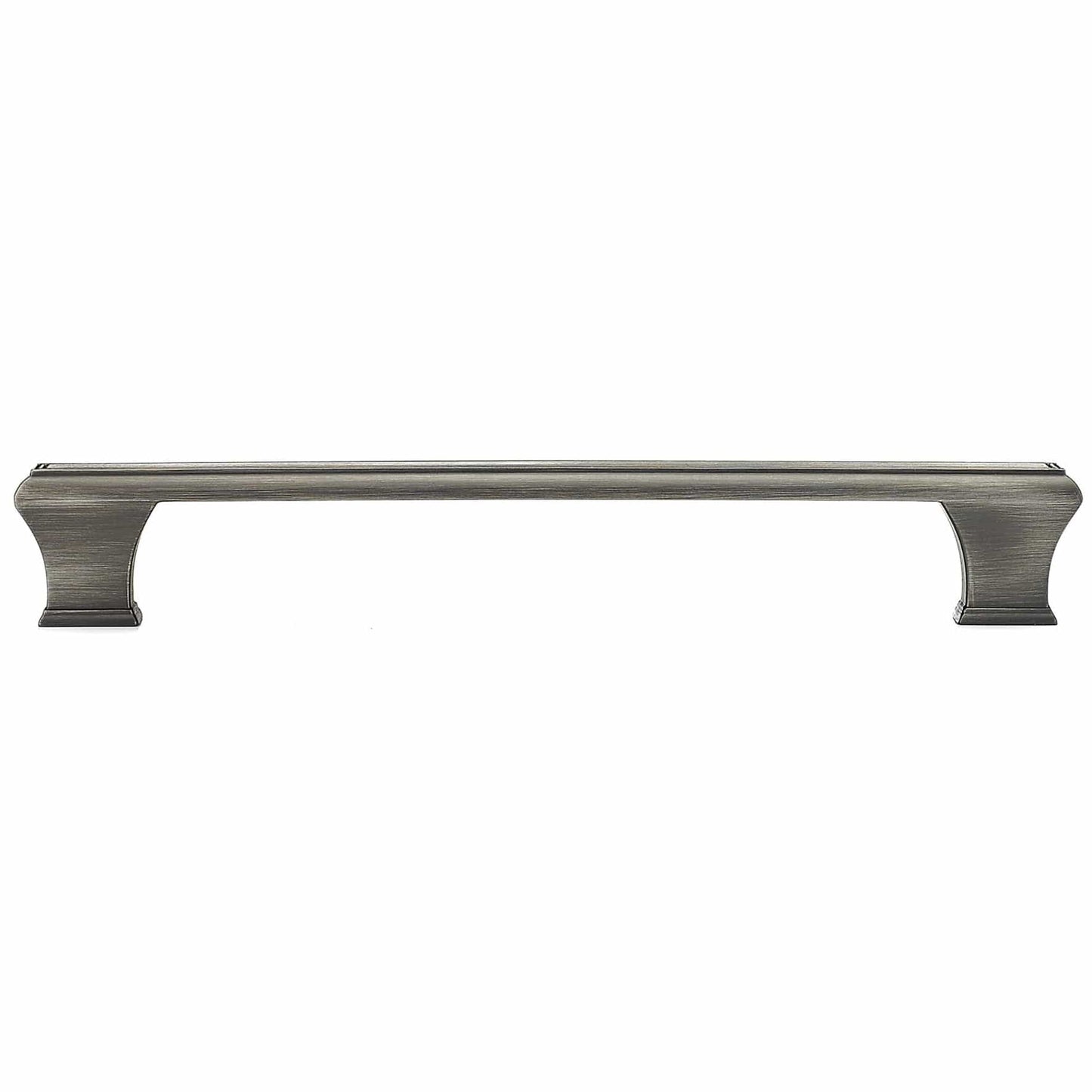 Traditional Pull, 7-9/16" Center-to-Center, Antique Nickel alt 0